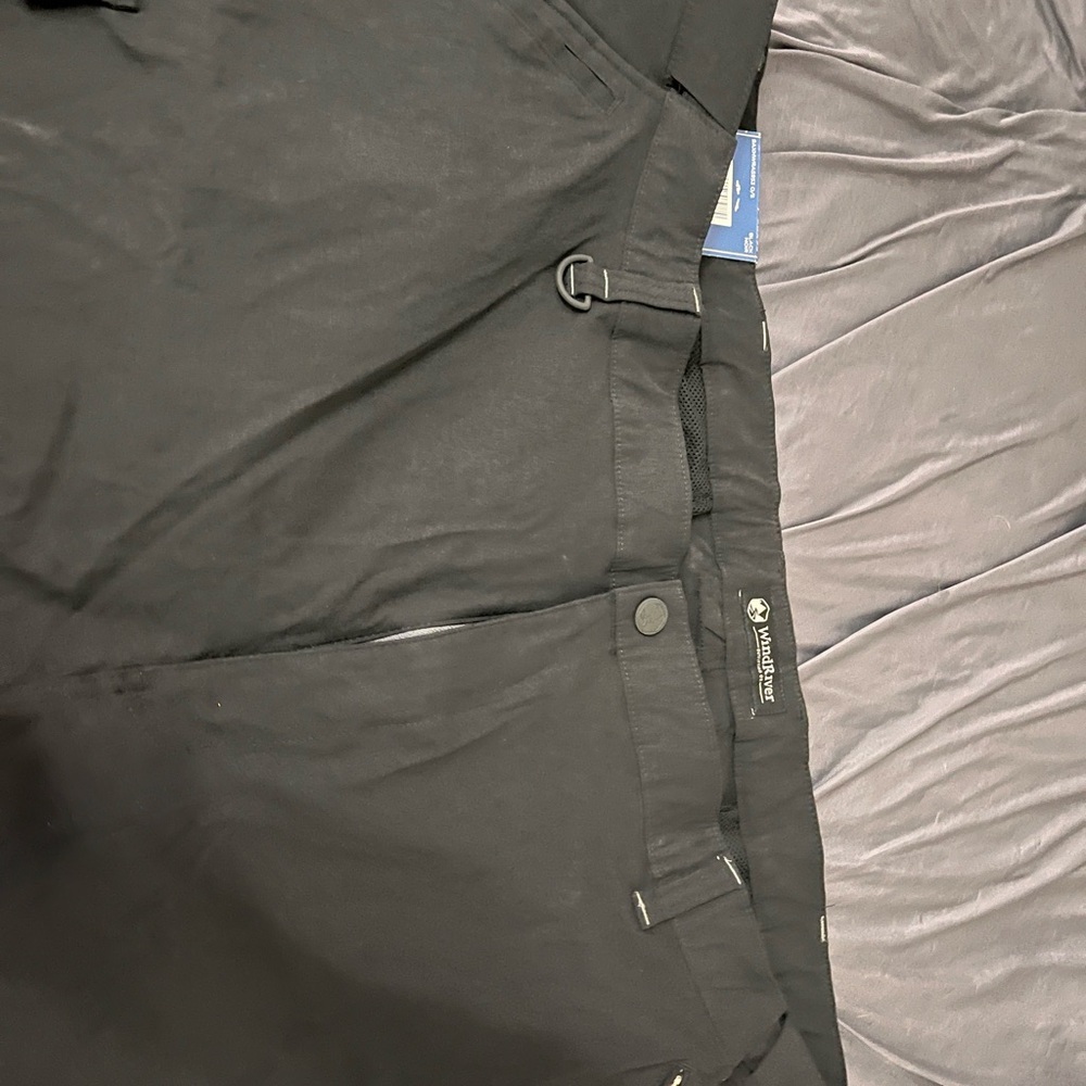 WINDRIVER size 50 Men's Black Cargo pants